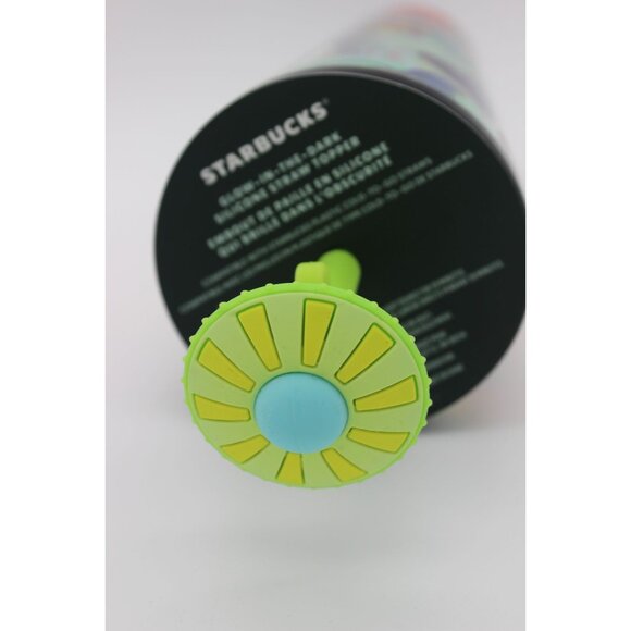 Starbucks 2024 Fall Halloween pumpkins UFO topper glow in the dark venti tumbler - Picture 9 of 11